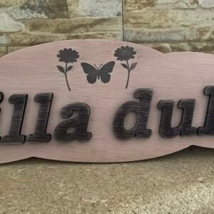 Nombre en madera personalizado